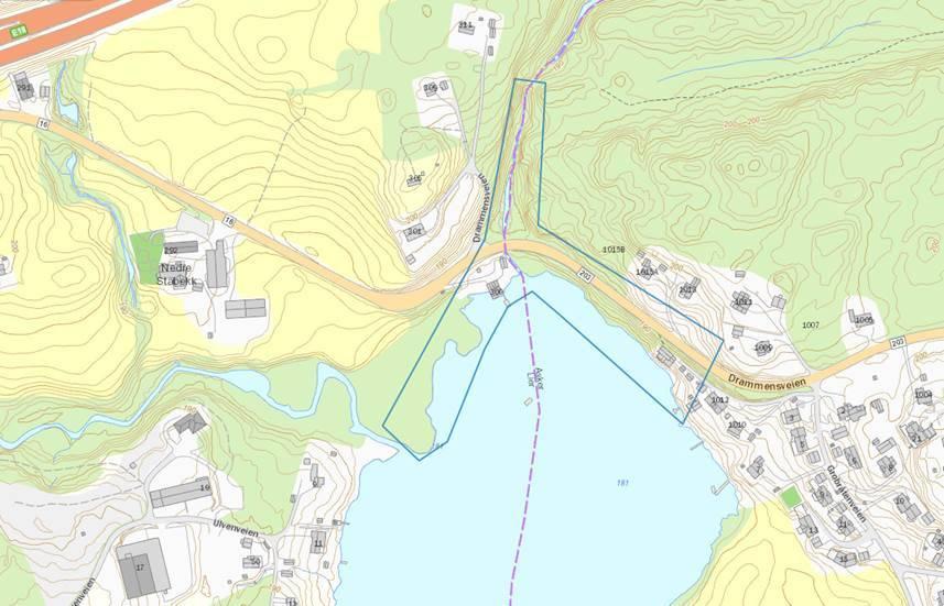 Naturundersøkelser langs nordenden av Ulvenvann i Asker og Lier i forbindelse med ny gang- og sykkelvei Kjell Magne Olsen Stiftelsen BioFokus, Gaustadalléen 21, 0349 Oslo Notat 14.