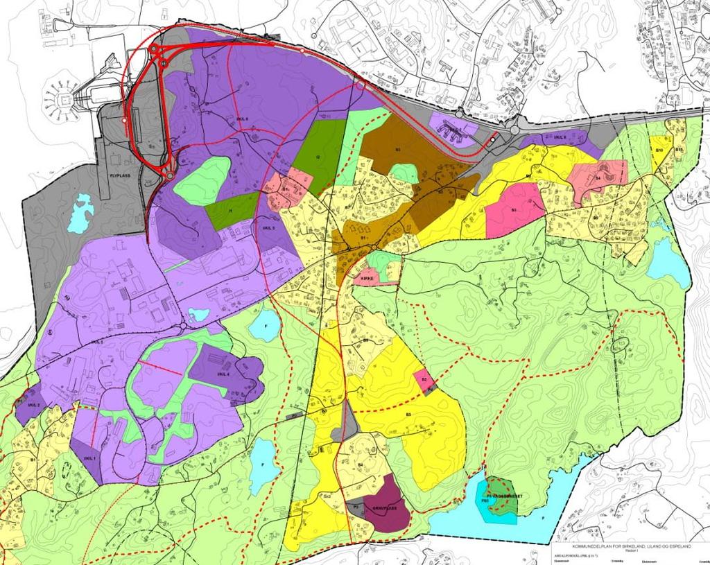 3.3 UTKAST TIL KOMMUNEDELPLAN FOR BIRKELAND, LILAND OG ESPELAND Kommunedelplan (KDP) for Birkeland, Liland og Espeland er under utarbeidelse.