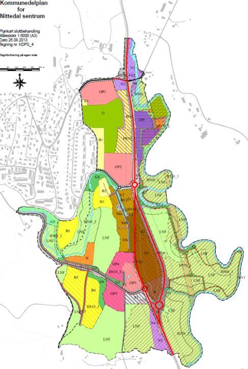 Nye Nittedal sentrum Utfordringer: - Kort (om noen) urban