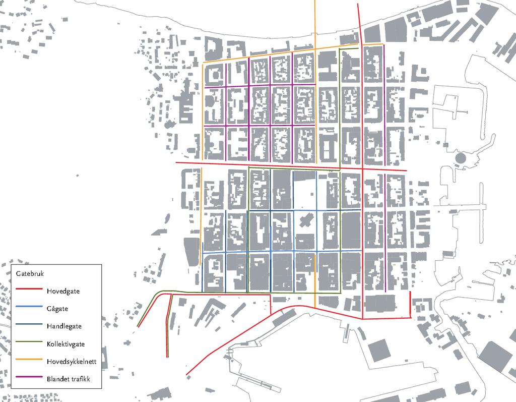 Kommunedelplan for Kvadraturen og Vestre havn, del 1 Del 1 av Kommundelplan for Kvadraturen og Vestre havn ble vedtatt i 2014. Hovedstrukturen for gatebruken i Kvadraturen er fastsatt i denne planen.