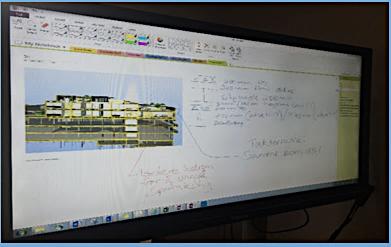 Visualisering I Skanska brukes Solibri som 3D-modelleringsprogram.