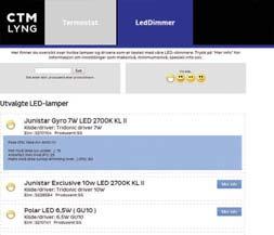 Glødelamper og 230V halogen 5 400W 5 315W 12V halogen m/elektronisk trafo, fase AV-snitt 20-400W 20-315W 12V halogen m/jernkjernetrafo, fase PÅ-snitt 20-400VA 20-315VA Dimbare LED-lyskilder, fase