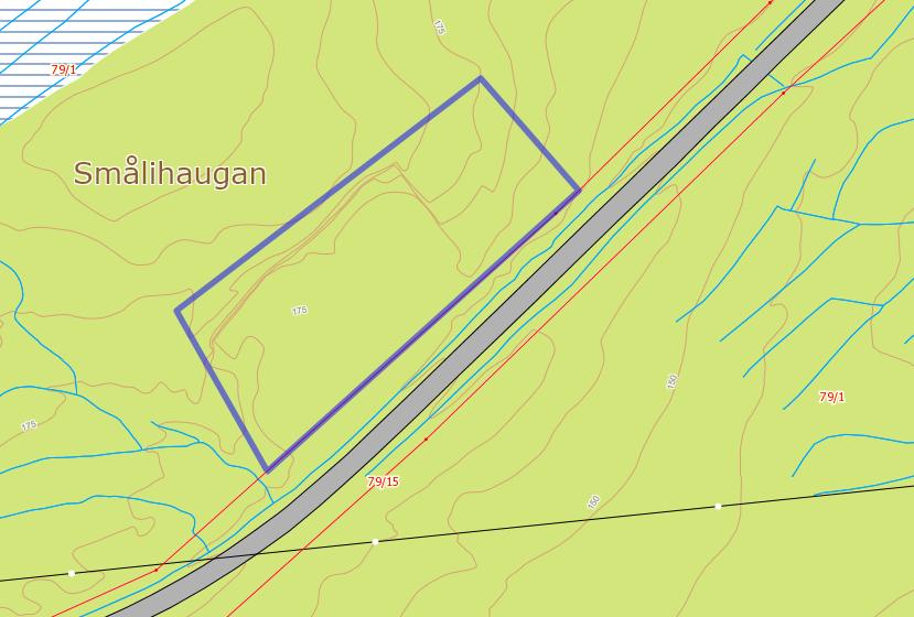 M3 Innspill fra: Øre sokns menighet Område: Fagerlia bnr 79 bnr 1, Kirkeskogen steinbrudd, areal ca. 8 dekar. Foreslått formål: Steinbrudd, dagens formål: Uregulert eldre steinbrudd.