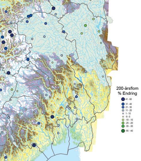 KLIMAPROFIL VESTFOLD reagerer raskt, og i tettbygde strøk vil mer intens lokal nedbør skape særlige problemer.