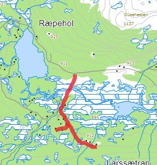 154. Larssetervegen Veg til Larsseter Navneforslag: