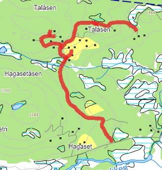 159. Tallåsen Veg til hytter ved Tallåsen Navneforslag: