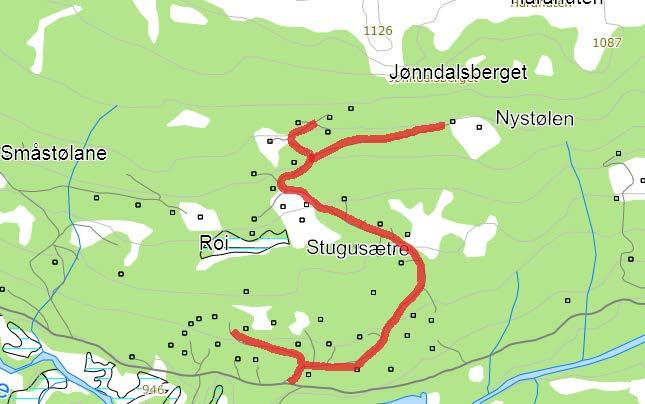 187. Stuguseter Veg til Stuguseter hyttefelt Navneforslag: