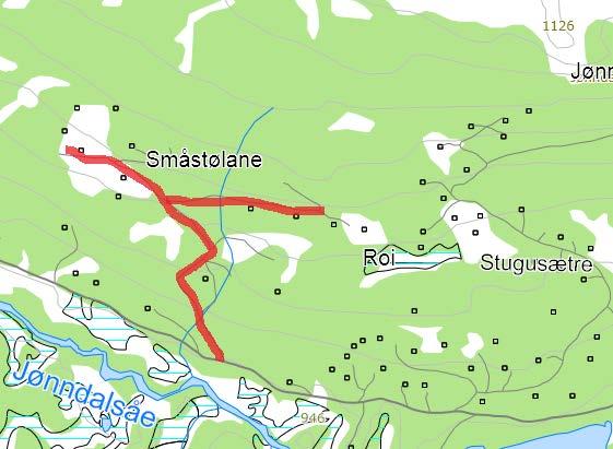 188. Småstølan Veg til Småstølan hyttefelt Navneforslag: