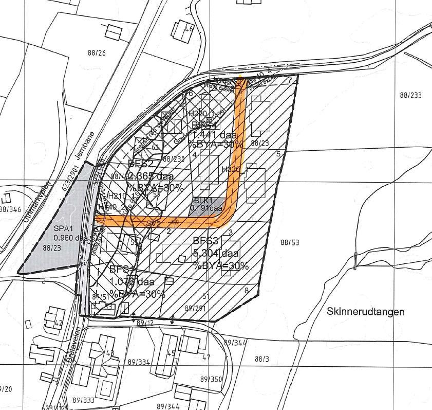 Sak 9/17 Navnsetting av ny vei Skinnerud Nord Geithus Skinnerud Nord er en ny reguleringsplan som ligger innerst i Bråtaveien. Planen ble vedtatt den 15.2.2016.