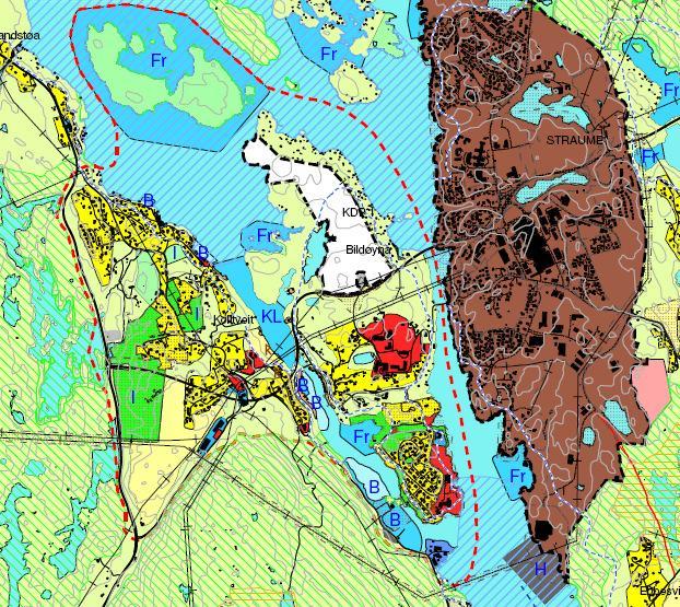 KOMMUNEDELPLAN FOR NORDRE BILDØY Fjell kommune har i samarbeid med Opus Bergen og Liegruppen AS starta opp planarbeid for å avklare framtidig arealbruk på Nordre Bildøy (figur 1).