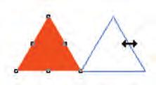وزارت فرهنگ و ارشاد اسالمي نام استاندارد: كاربر CorelDRAW شماره: 15/8 - ف ه 1- ابتدا يك مثلث رسم كنيد.