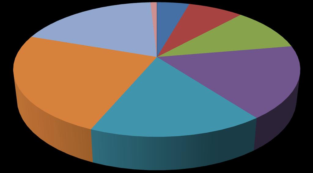 2010-12 1 % Fødselsår Før 1949 4 % 1950-59 7 % 2000-2009 19 % 1960-69 11 % 1990-99 24 % 1980-89 17 %