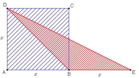 OPPGAVE 14 (4 poeng) Amir har en åker som er formet som firkanten over. Måleenheten er meter. a) Amir skal gå korteste vei fra til (. Hvor langt er linjestykket (?