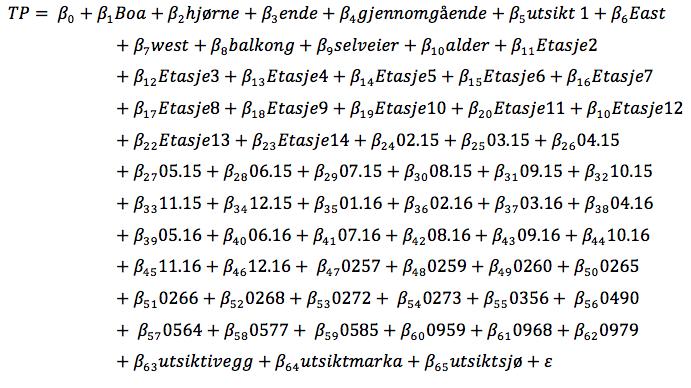 Vi har tidligere i kapittelet sett på hvordan man gjennomfører en regresjonsanalyse med to uavhengige variabler.