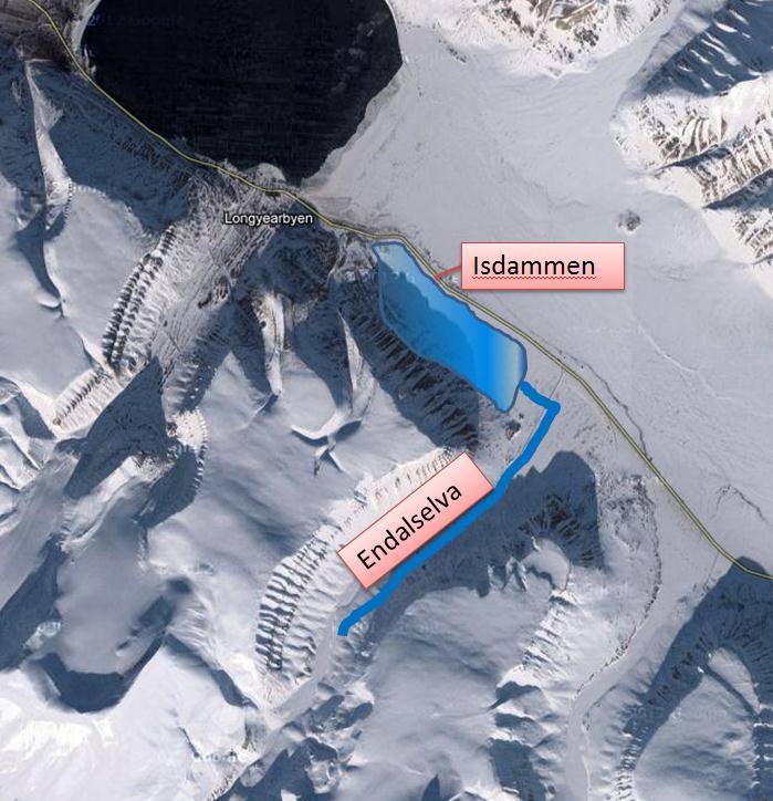 Deres referanse: Vår referanse: -- Saksbehandler: Dato: Prosjekteringsprosjekt 1: Omlegging Endalselva Longyearbyens hovedvannkilde sliter med stor årlig sedimentasjon, risiko for overtopping av