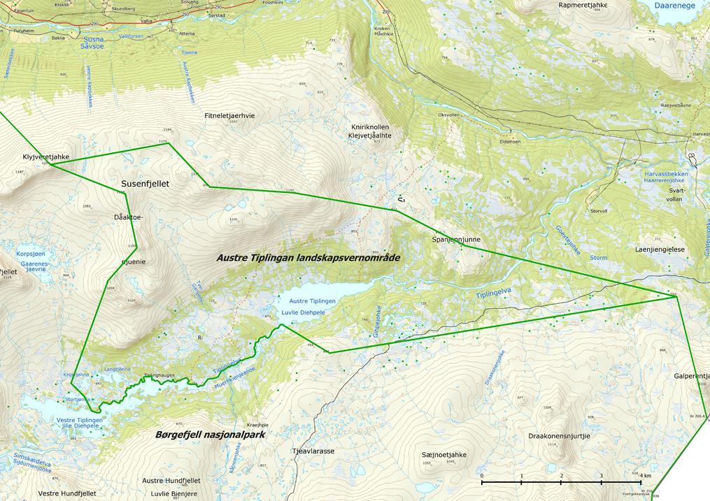 Innledning Austre Tiplingan/Luvlie Diehpell landskapsvernområde ble vernet ved kongelig resolusjon av 29. august 2003 med hjemmel i lov av 19. juni 1970 nr. 63 om naturvern 5, 6 og 21, 22 og 23.