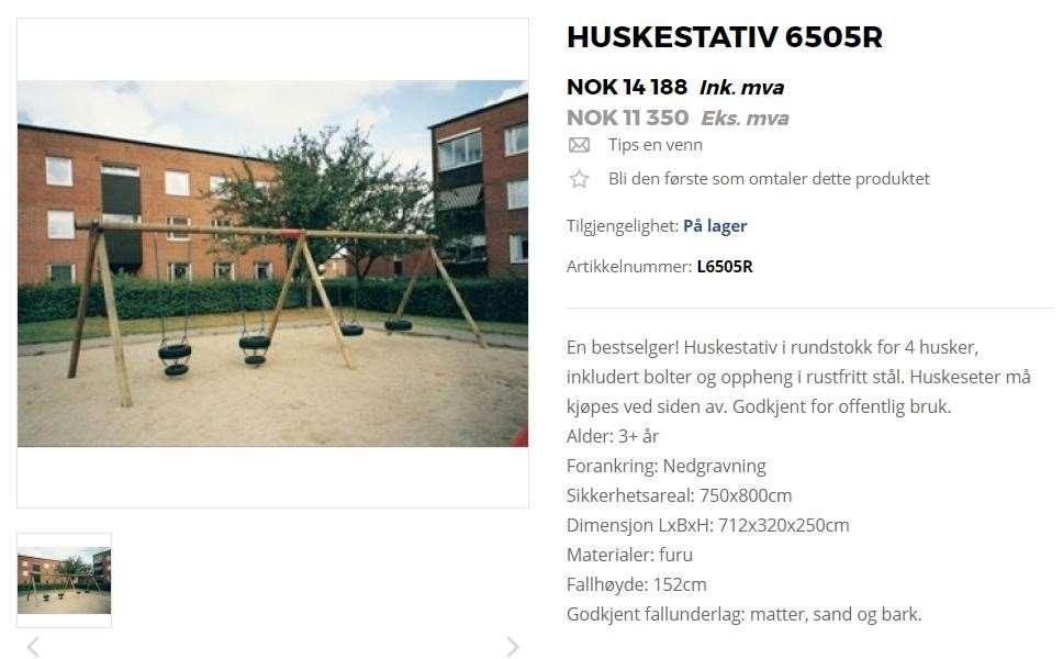 Utstyr Med bilder, info og pris Apparatene er