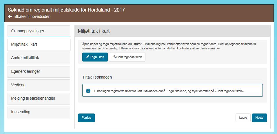 MILJØTILTAK I KART 1. Først må du inn i kartet for å legge inn eiendommer og tegne tiltak 2.