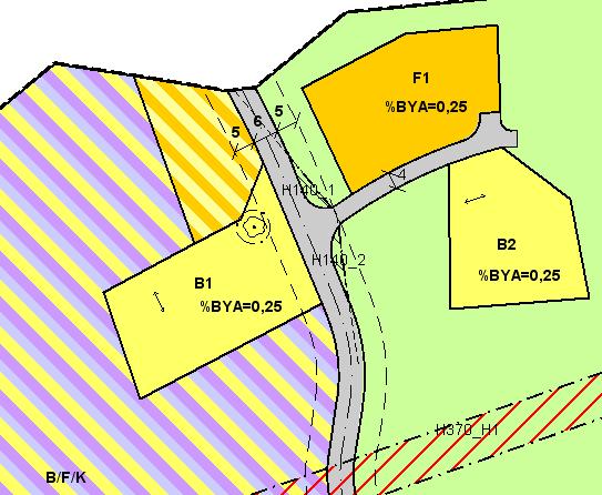 1.5.13 Grad av utnytting Ved valg av type utnyttingsgrad, skal man benytte alternativene som framgår av teknisk forskrift (TEK) til plan- og bygningsloven med veiledning (BYA, % BYA, BRA, % BRA).