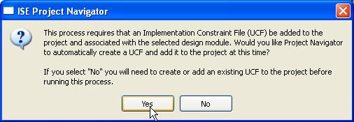 Merk first.vhd og ekspander User Constraints i Process-vinduet. Velg Floorplab I/O Planning(PlanAhead) Pre-Synthesis høyreklikk Run. Figur 20.