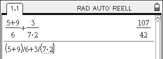 Tast c61 dersom du ikke får noen beskjed. I vinduet kan du skifte tallformatet: Tast #, det vil si /c, 16.