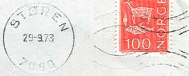 Stempel nr. M1 Type: Mh26N-V Utsendt?