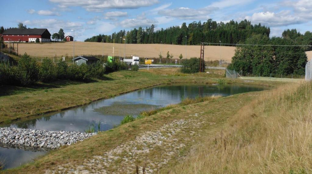 Dagens praksis; Naturbaserte sedimentasjonsbassenger (> 160