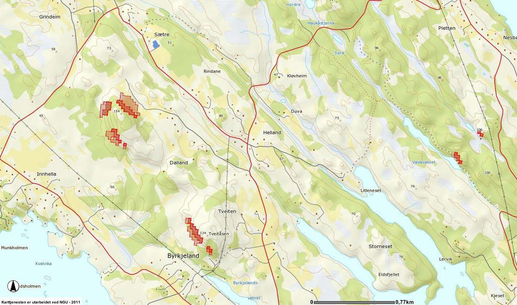 Moglege risikoreduserande tiltak er å syte for at lovpålagte utgreiingar vert gjorde, og at funna frå desse vert følgde opp. Simulering av vatnmasser i kart vil gje oversyn over utsette areal.