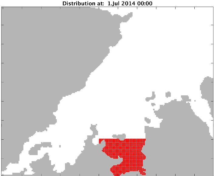 Posisjonene til stasjonene er vist med rød prikk i kartet til venstre. 3.4.