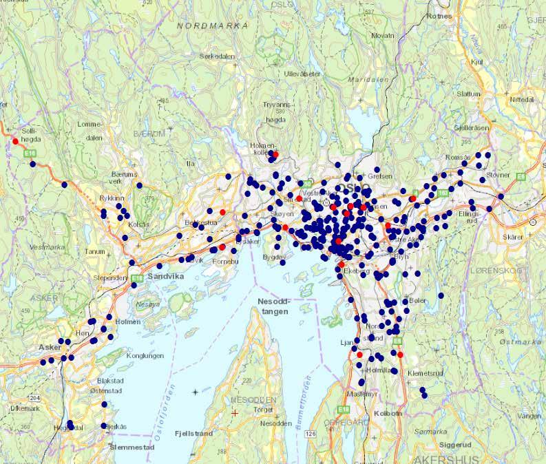 Oslo politidistrikt Drepte 2016 14.jan Fotgjenger innblandet Oslo KV Mann 60 Fotgjenger 21.mai Fotgjenger innblandet Oslo KV Mann 91 Fotgjenger 22.