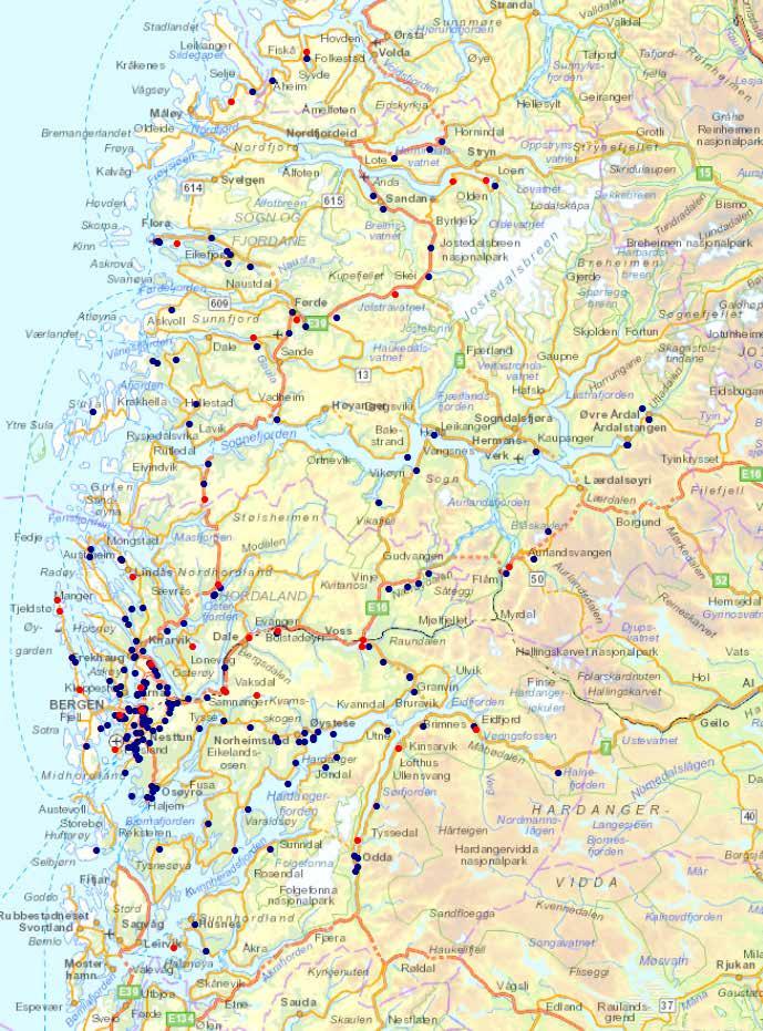 Vest politidistrikt Drepte 2016 17.feb Utforkjøring Vaksdal EV16 Mann 45 Bilfører 24.feb Utforkjøring Førde EV39 Mann 22 Bilfører 1.apr Utforkjøring Voss EV16 Mann 65 Sykkel sykkel 12.