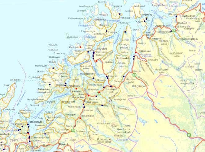 Troms politidistrikt Drepte 2016 16.mar Motsatt kjøreretning Tromsø EV8 Kvinne 52 Bilpassasjer 3.jun Motsatt kjøreretning Målselv EV6 Mann 22 Bilfører 19.