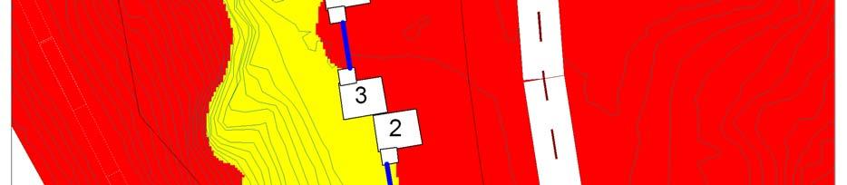 6 Figur 2 Gul og Rød støysone for støy