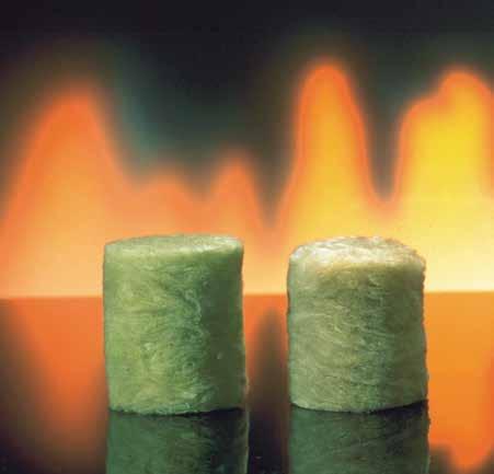 PRODUKTER TEKNISK ISOLERING 1 000 ºC Steinull fra Paroc er et perfekt materiale for brannbeskyttelse. Den tåler temperaturer på over 1000 C uten å smelte.