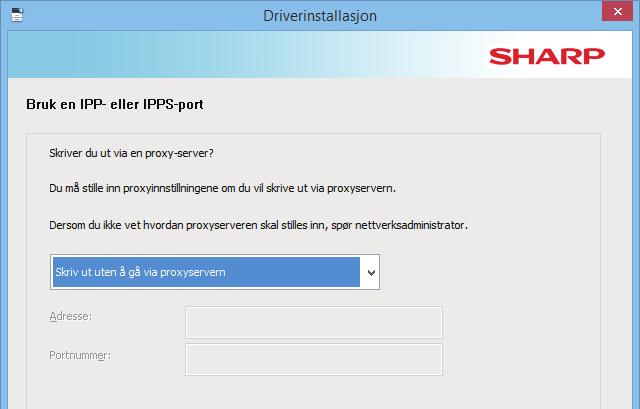 Innholdsfortegnelse Windows/velge programvare som skal installeres Installere skriverdriveren / PC-Fax-driveren (felles prosedyre) Skreddersydd installasjon Bruke IPP-funksjonen eller SSL-funksjonen