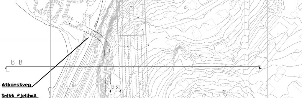 UTREDNING AV MULIGHET FOR FJELLHALL FOR MOSS HAVN 3/7 En fjellhall for containere får et stort hvelv som stiller store krav til tilstrekkelig fjelloverdekning for å være sikker og stabil.