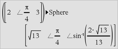 Trykk på sqrt() (kvdrt) Katalog > sqrt(uttr1) uttrykk sqrt(liste1) liste Returnerer kvadratroten til