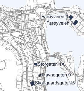 JUGEND 1900-1930 - trebebyggelse Tak og taktekking Farøyvn. 7 har mansardtak. Samme takform har arken.