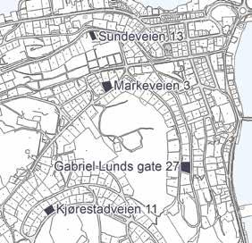 ETTERKRIGS- FUNKSJONALISME 1945-1960 gingen skjedde på grunnlag av professor Sverre Pedersens reguleringsplan fra 1952, godkjent av bystyret i 1954. Markevn.