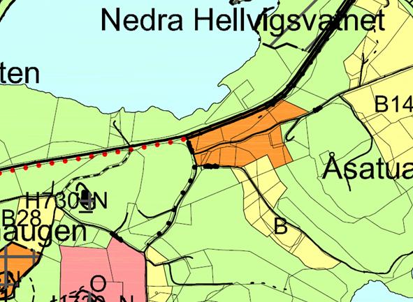 anlegg, i gjeldende kommuneplan for Eigersund, vedtatt i 20