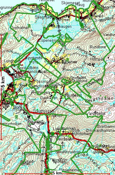 Vald nr 4 Brøstad hadde tidligere et tellende areal på 15 930 dekar.