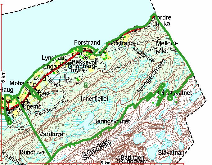 Vald nr 8 Espenes nordre hadde tidligere et tellende areal på 12