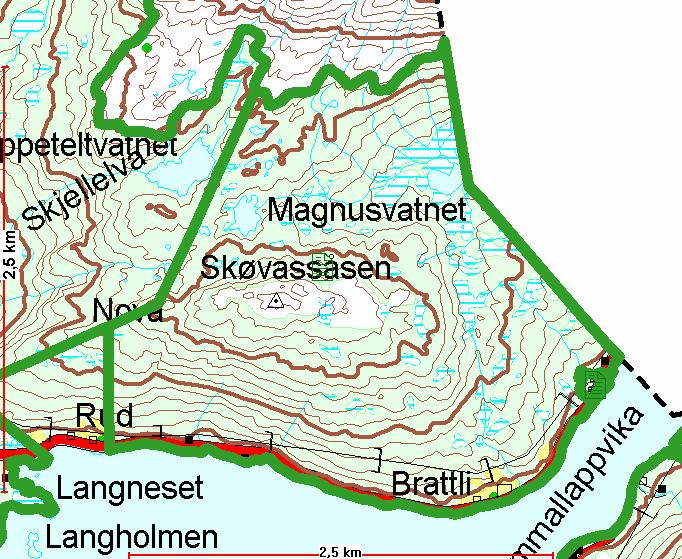 Vald nr 13 Brattli hadde tidligere et tellende areal på 5 080