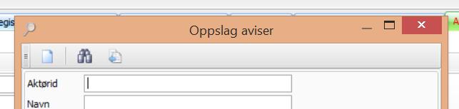 Søk & Rapport Beskrivelse av F9-søk i Søk & Rapport (US 1292) Vi har nå forbedret beskrivelsene på F9-søkene i Søk&Rapport slik at det er enklere å se hva man søker på.