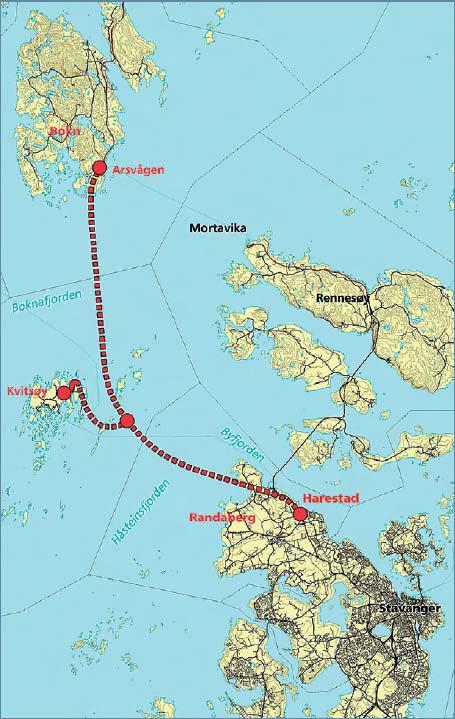 E-39 ROGFAST Verdas lengste vegtunnel (ca. 25-26 km) Største djupne 380 m.u.h.