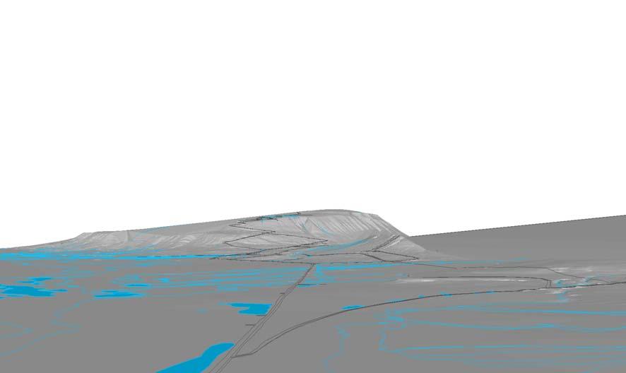 22 DELPLAN FOR OMLEGGING AV VEGEN TIL GRUVE 7 FJELLET Den gamle Nordlysstasjonen ligger ca 6 km unna tiltaksområdet.