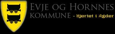 Vår visjon: - Hjertet i Agder Evje og Hornnes kommune ligger geografisk sett midt i Agder. Vi er et krysningspunkt mellom øst og vest, sør og nord, det har vi vært til alle tider.