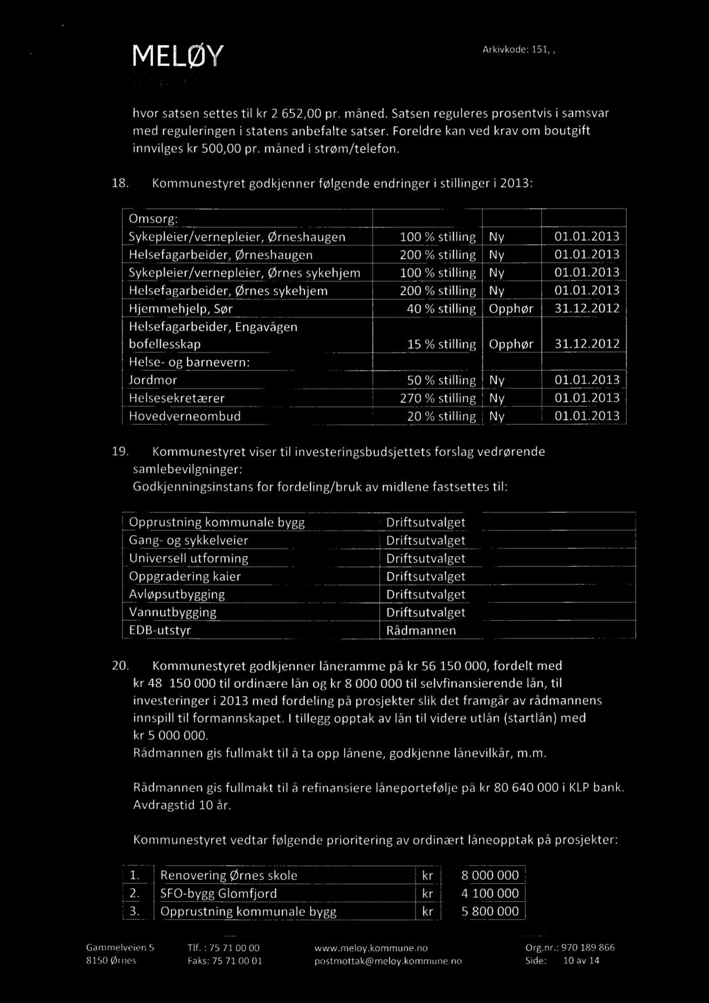 WMELØY hvor satsen settes til kr 2 652,00 pr. måned. Satsen reguleres prosentvis i samsvar med reguleringen i statens anbefalte satser. Foreldre kan ved krav om boutgift innvilges kr 500,00 pr.