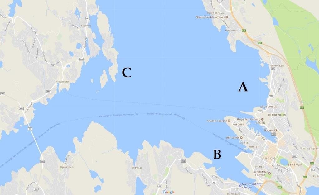 Vedlegg B: A startområde i utgangspunktet avhengig av vindretning B