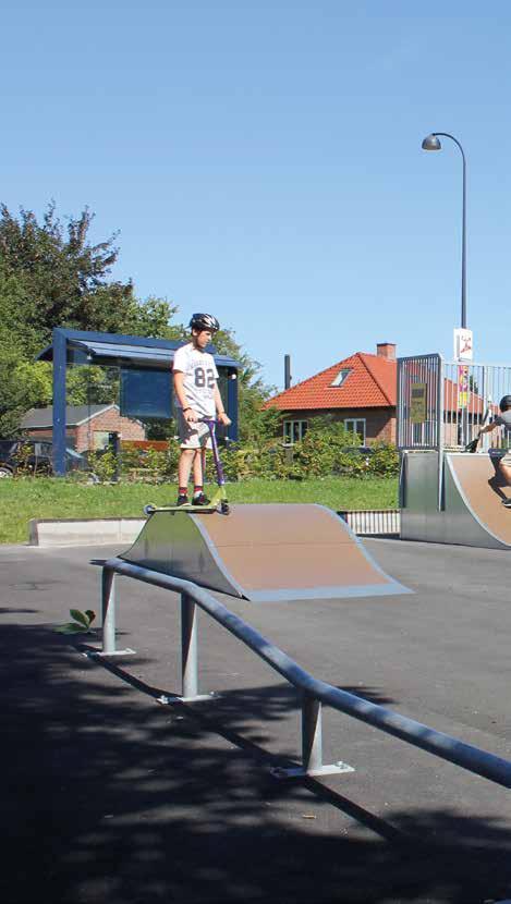 SKATEPARKER Skatekulturen er populær blant barn og unge.